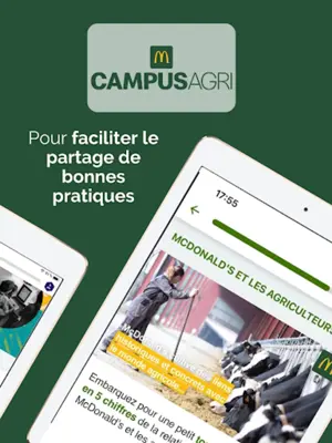 Campus Agri de McDonald's android App screenshot 0