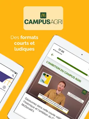 Campus Agri de McDonald's android App screenshot 1